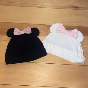 Minnie Mouse Baby Beanies with Ears